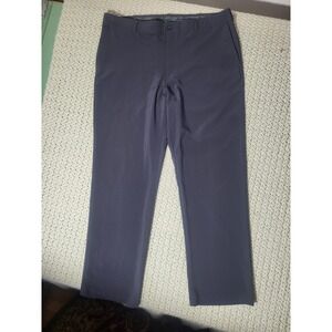 Ben Hogan Mens Performance Golf Pants Charcoal Gray 38x32 Stretch Flat Front